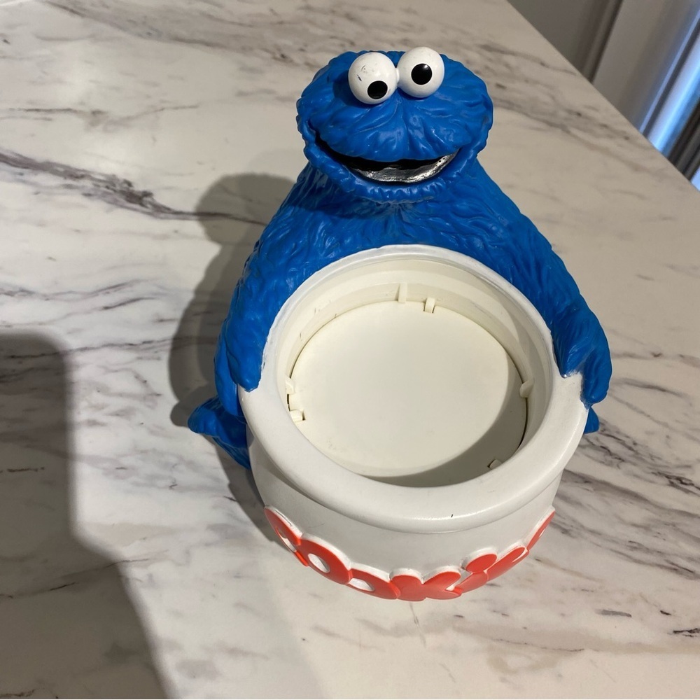 Vintage‎ 1989 Sesame Street Cookie Monster pop up game by Lewco Muppets - Picture 5 of 9